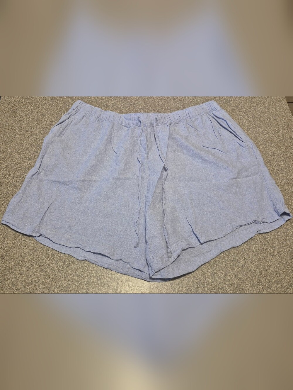 Womens Tahari Linen Shorts Size 2x